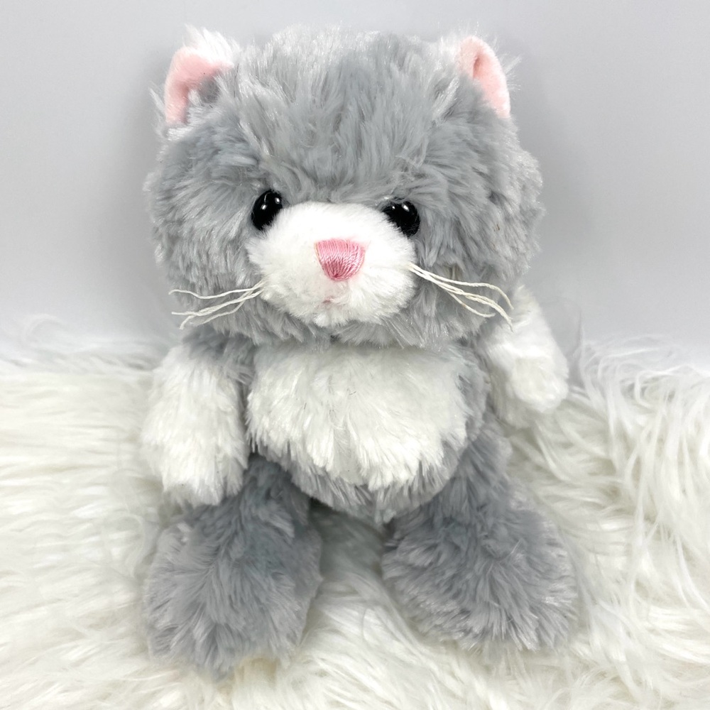 Ganz Webkinz H9628 Whimsical Gray Cat Floppy 10”
